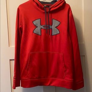 Red Under Armour sweatshirt